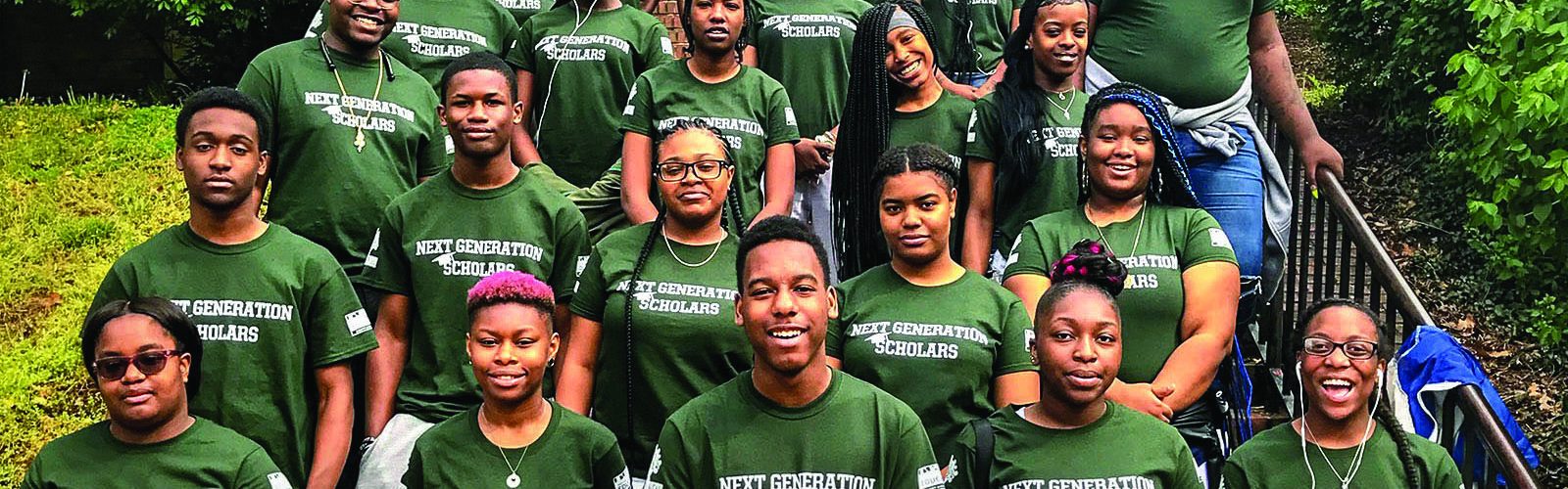 High school students from Renaissance Academy, part of the Promise Heights initiative, participated in the Next Generation Scholars program. The School of Social Work provides the high school with services directed by a full-time community schools coordinator.