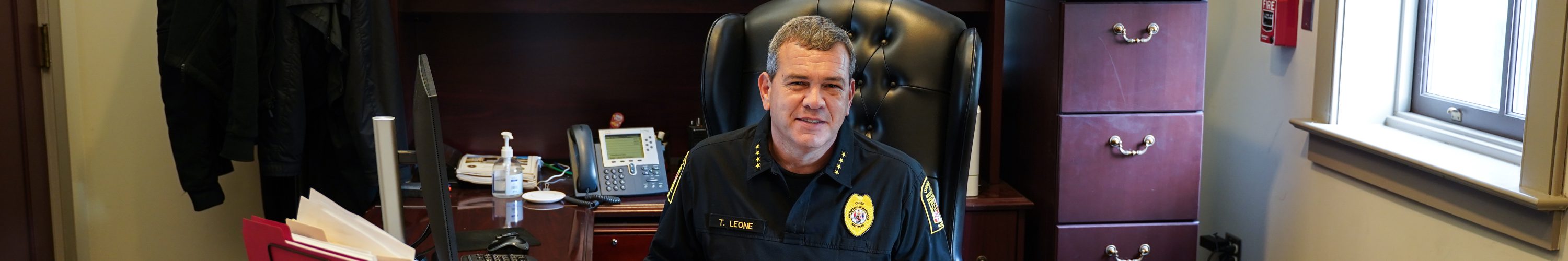 Thomas Leone, MSL, chief of police and assistant vice president of public safety
