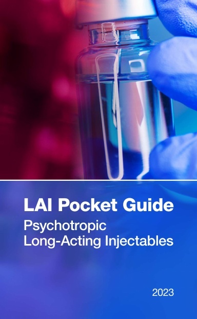 Cover of LAI Pocket Guide Psychotropic Long-Acting Injectables