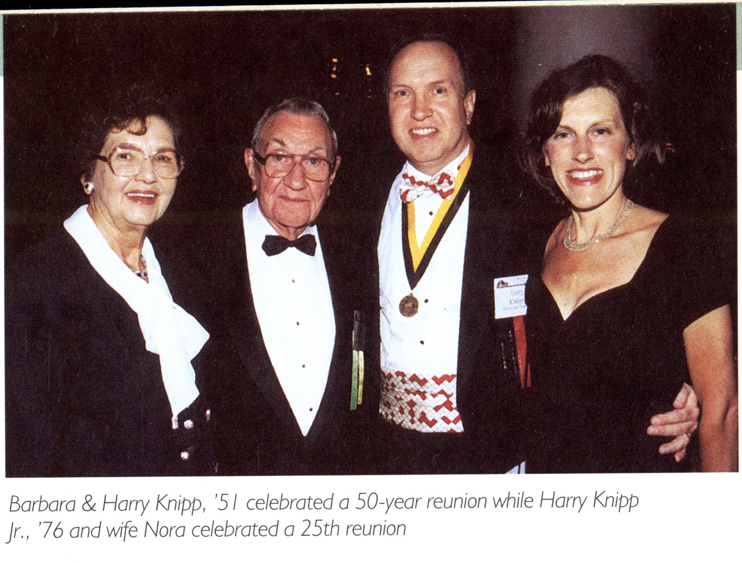 Shown here are from left, Barbara Knipp, Harry Lester Knipp, Harry Clarke Knipp, and Nora Knipp.